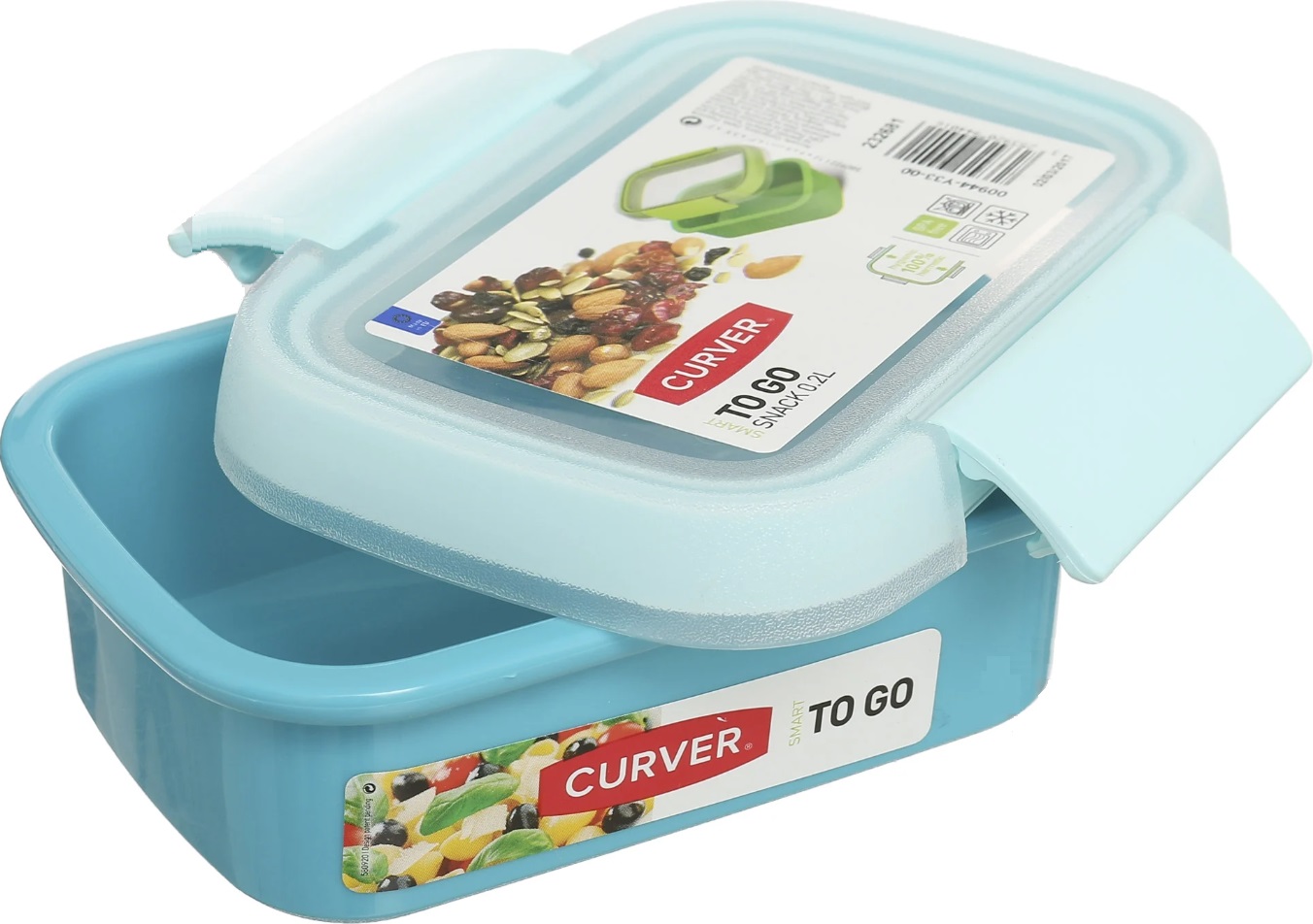 Контейнер із кришкою Curver To Go Snack 200 мл блакитний